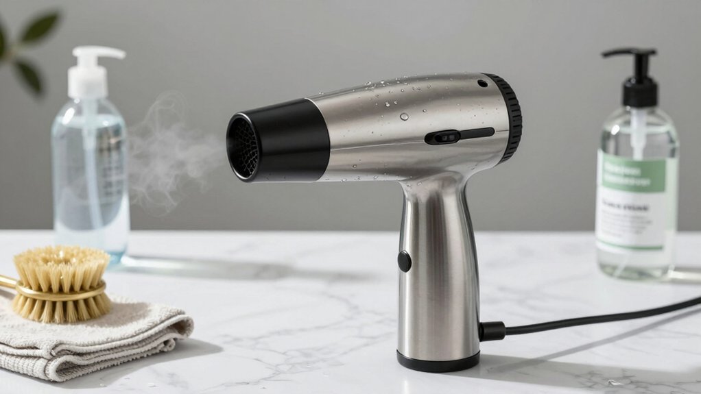 clean handheld steamer thoroughly