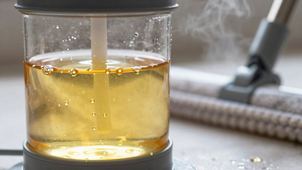 essential oils in steam mops