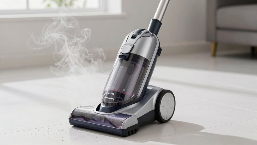 operate bissell steam cleaning machine