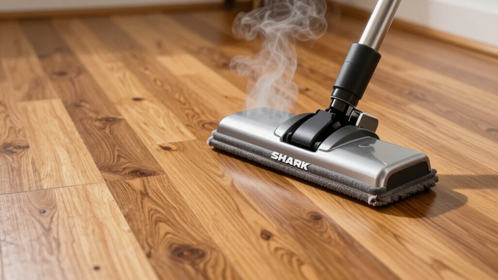 shark steam mop hardwood floors suitability