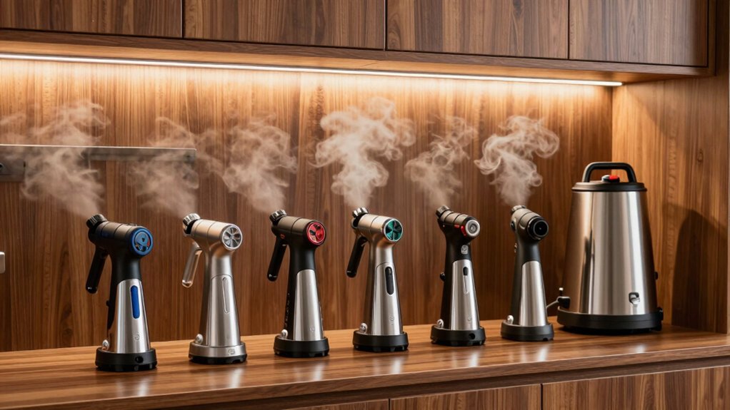 shine kitchen cabinets thoroughly steam cleaned