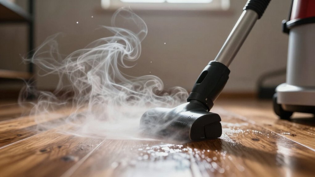 steam cleaning disinfects floor surfaces