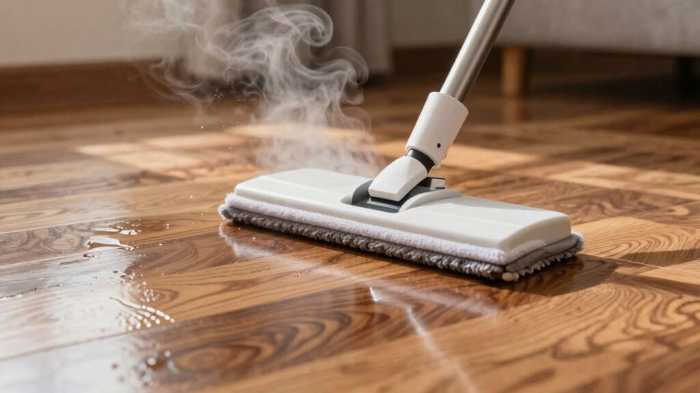 steam mop hardwood floors safety