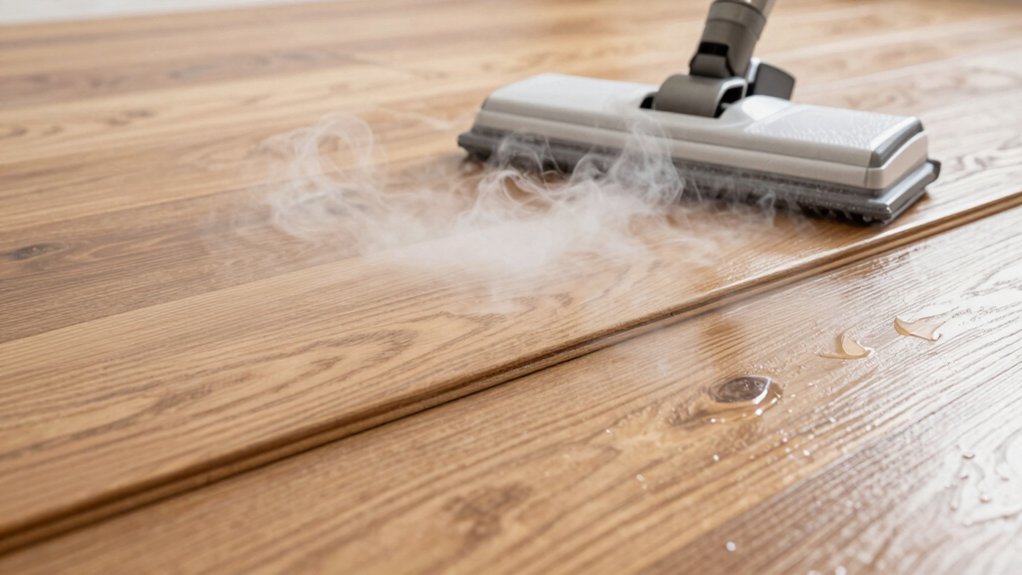 steam mop laminate floors usage