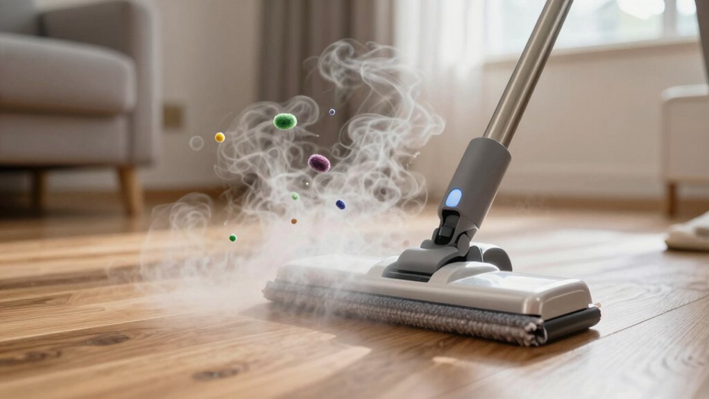 steam mops disinfecting cleaning effectiveness