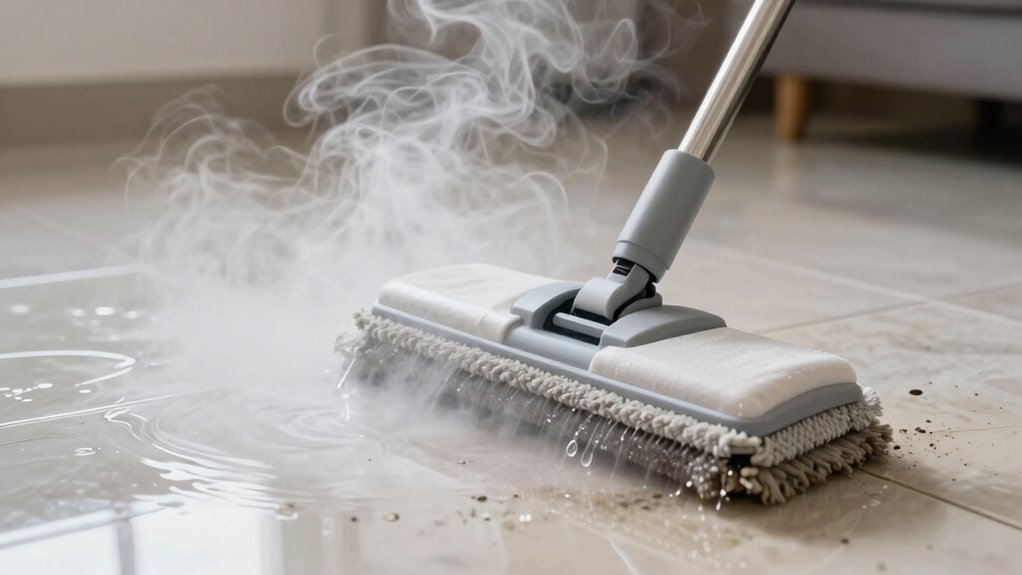 steams cleans dries sanitizes